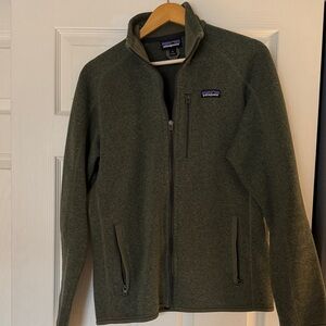 Patagonia Men's Olive Performance Fleece Jacket